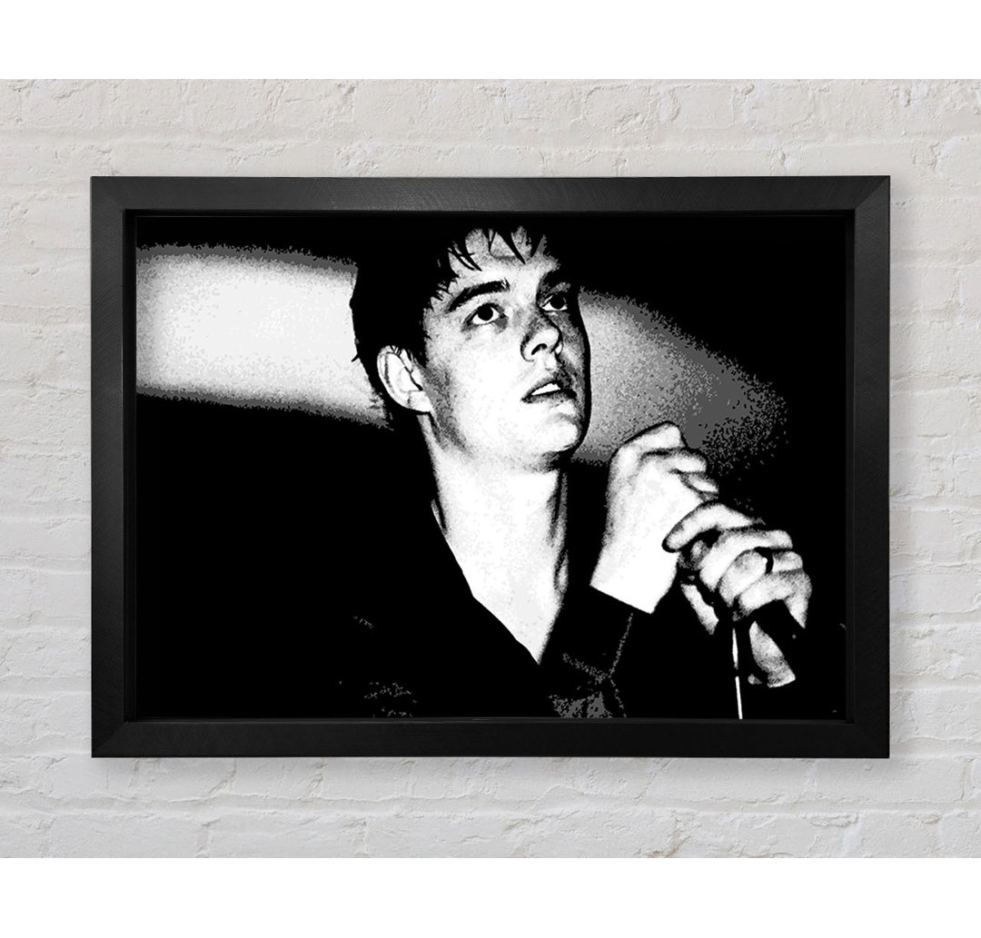 Ian Curtis B N W - Druck