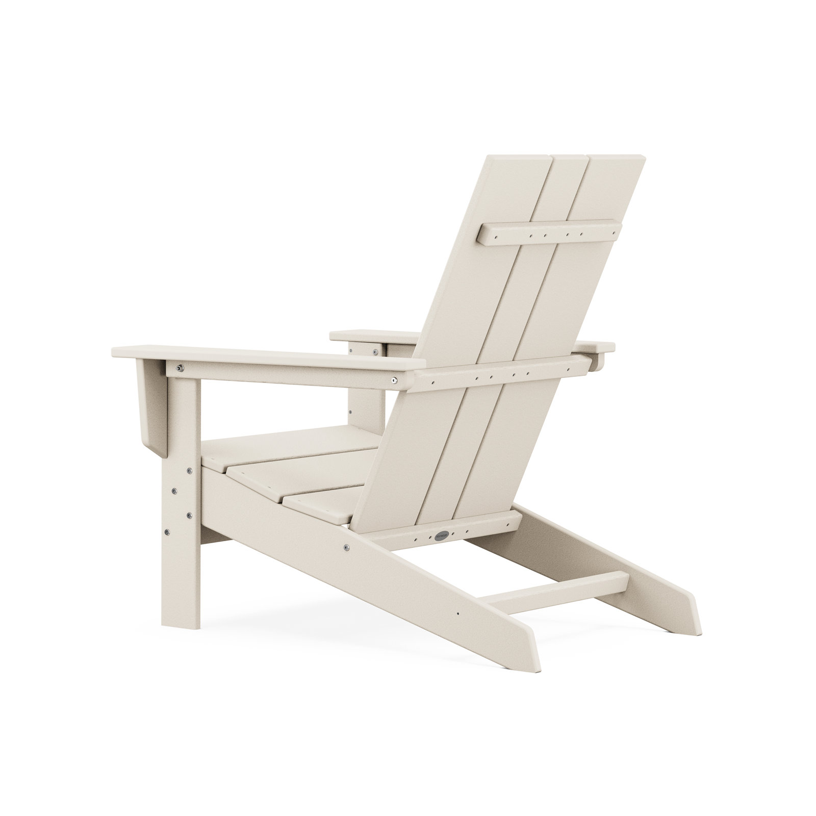 POLYWOOD x AllModern Oversized Adirondack Chair, Beige