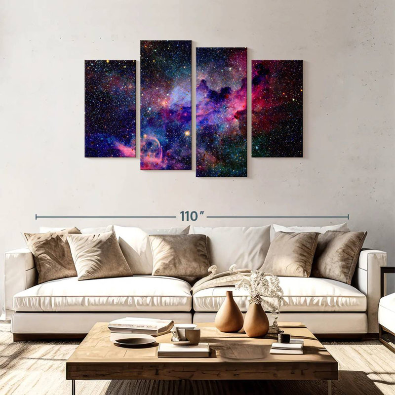Oberle Galaxy Space Nebula, 48" H x 75" W