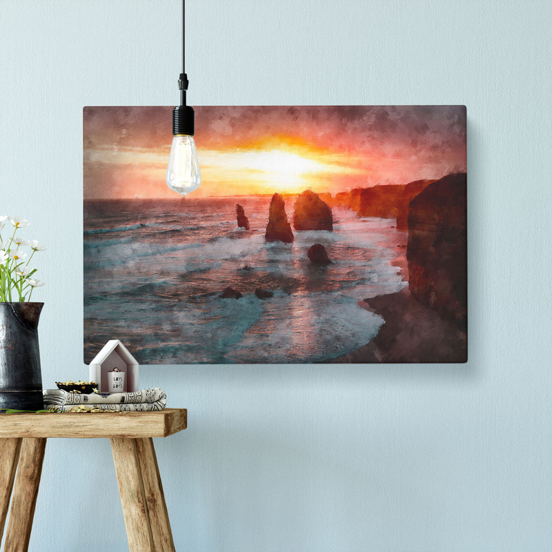 Twelve Apostles In Victoria Australia - Wrapped Canvas Print, 40cm H x 60cm W x 3cm D