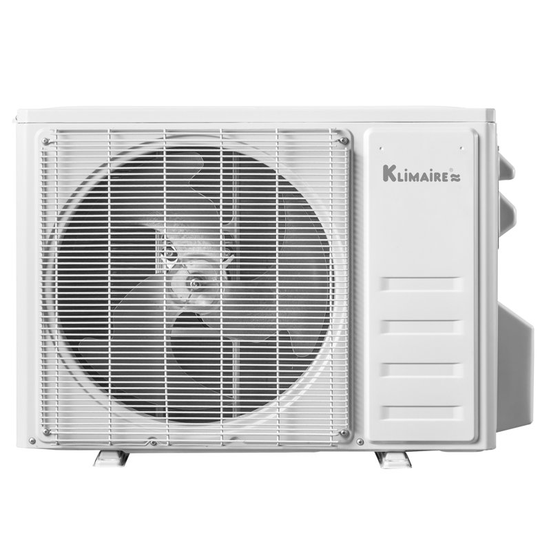 Klimaire 12,000 BTU White Wall-Mounted Ductless Mini Split with Heater and Remote