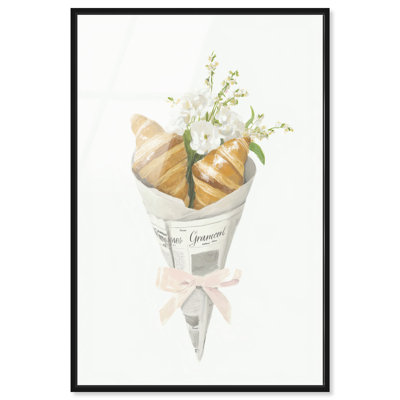 "Pastry Bouquet", reproduction d'art acrylique encadrée par Art Remedy, cadre noir, 20 x 30