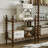 Modern Solid Wood+Glass End Table