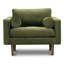 Fauteuil en velours de 42 po Napa-1111642427