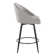 Matisse Highback 26" Fixed-Height Counter Stool With Tapered Metal Legs & Round Footrest - Set Of 2