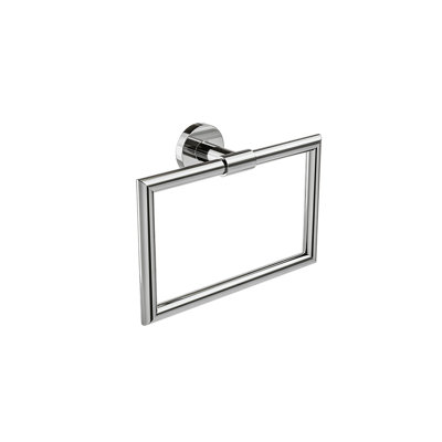 Summit Wall-Mounted Towel Ring - Chrome, Premium Brass Construction, Installation Hardware Included