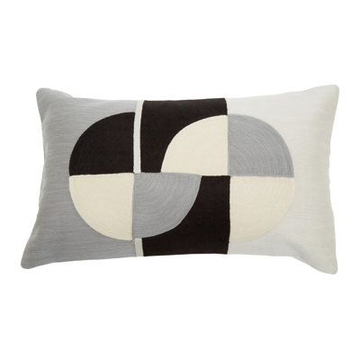 Dequisha Abstract Rectangular Lumbar Cushion