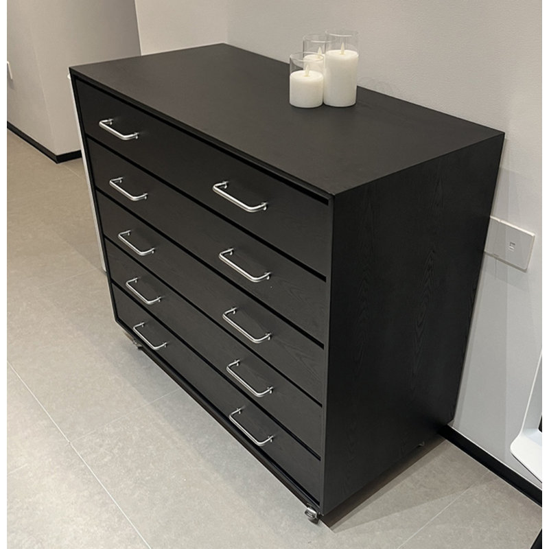 Commode d'appoint Saryna, Noir