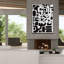 "Epic Graffiti" Noir "par Ishita Banerjee, art mural sur toile, 40 po x 54 po