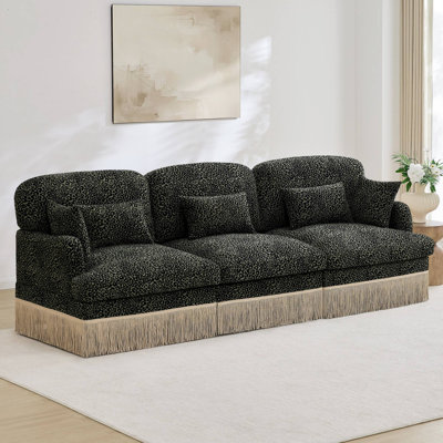 Canapé à 3 places Comfy Chenille Leopard