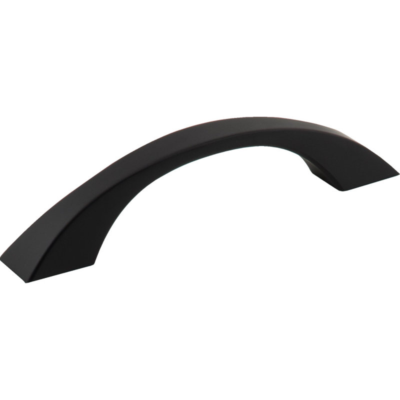 Philip Arch Pull, Matte Black, 3 3/4"