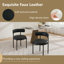 Chaises d'appoint rembourrées en similicuir-1029083144-1034184233