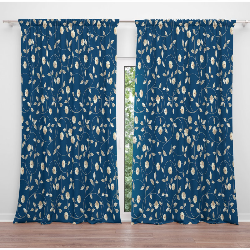 Paire de rideaux obscurcissant Cubbindall, L 40 po x L 61 po