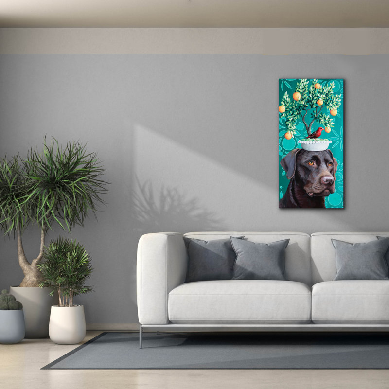  «Chocolate Boi» par Heather Gauthier, art mural sur toile, 20 po x 40 po, H 40 po x l 20 po