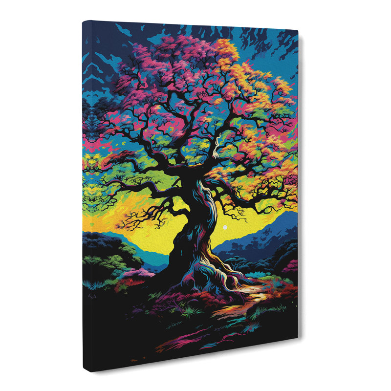 Oak Tree Pop - Wrapped Canvas, 50cm H x 35cm W x 3cm D