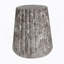 Table d'appoint d'extérieur sculptée Cleme, brun-807092696