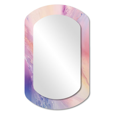 Miroir mural asymétrique arc-en-ciel Ephemeral Rainbow Fantasy