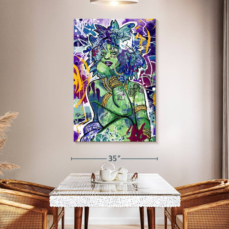 Leisha Subira, 51" H x 34" W