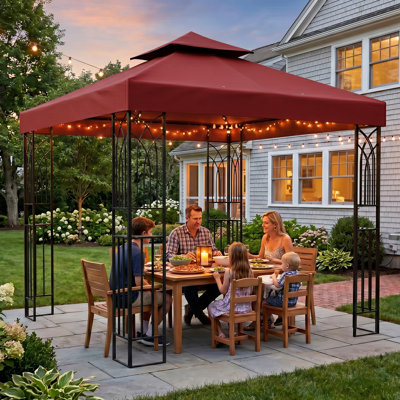 8 Ft. W x 8 Ft. D Steel Patio Gazebo