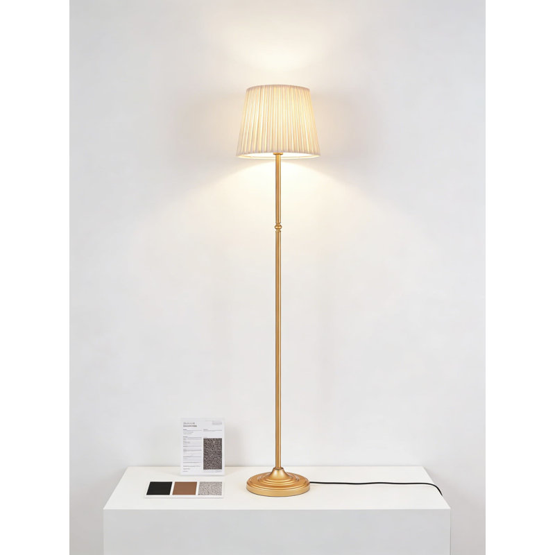 Dimmable Floor Lamp With Remote Control And Foot Pedal, 68-Inch Tall Standing Lamp For Living Room, Adjustable Brightness And Color Temperature LED Reading Light, Sturdy Metal Design