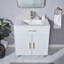 Ensemble de meuble-lavabo simple 30 po blanc moderne