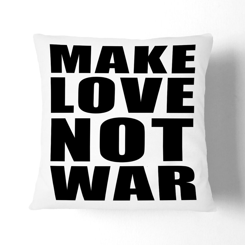 Square Cushion, Black, 55cm H x 55cm W x 20cm D