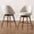 Hendrikus Swivel Upholstered Counter Stool with Solid Wood Frame-478476485-499420246