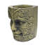 Urne de jardinière antique, 10,6 x 11,46 14,04, béton léger, conception complexe, pas d'assemblage pour urne de patio, fabrication en béton, complexe