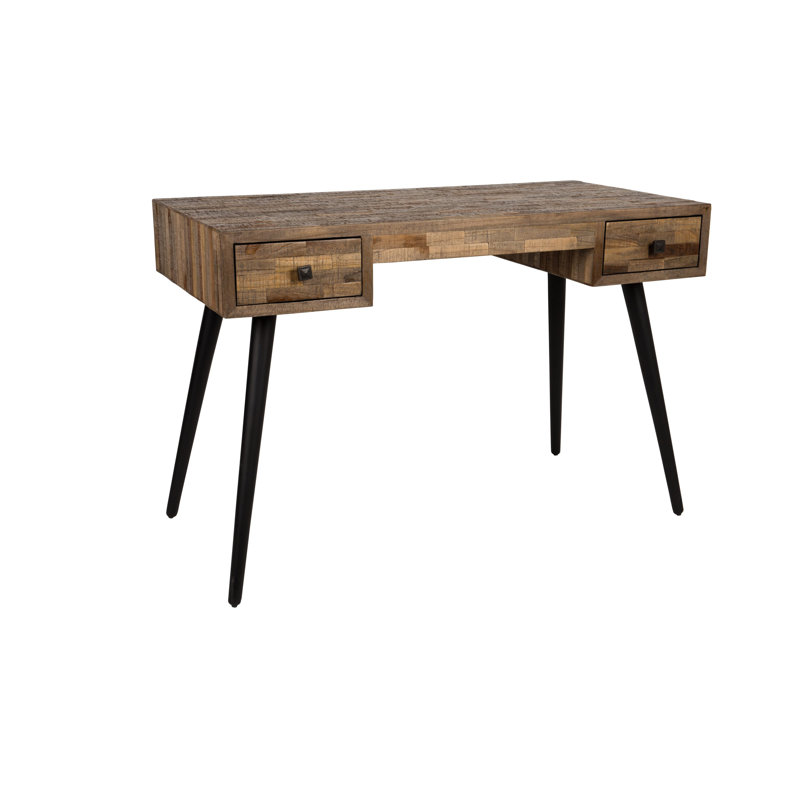 Table de bureau en teck Leo