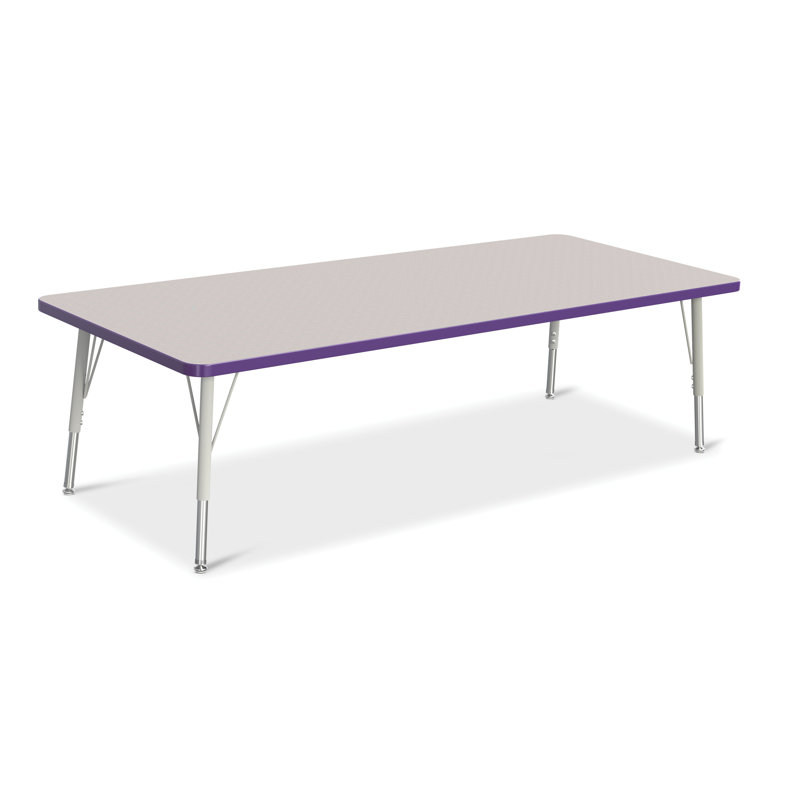 Tables d'activités Berries®, Élémentaire (15 po à 24 po), H 24 po x L 72 po x l 30 po, Mauve