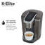 Cafetière à dosette K-Elite Keurig K-Cup avec réglage du café glacé et contrôle de la force Keurig-33032610