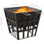 Adael Square Steel Wood Burning Fire Pit