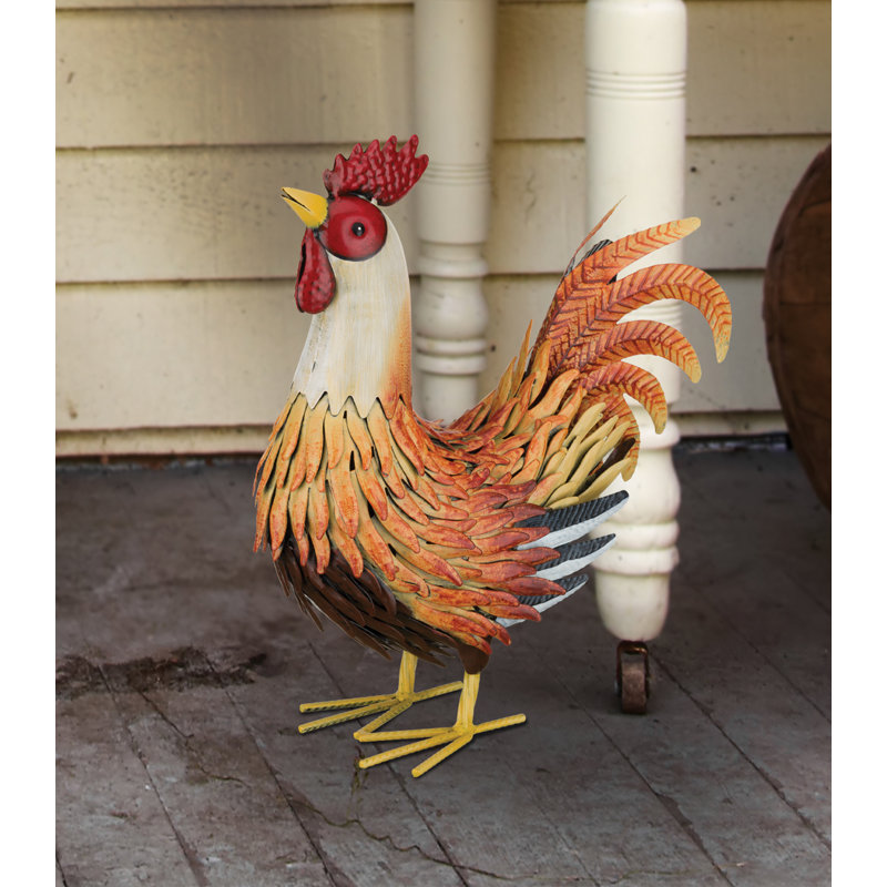 Sunburst Rooster Decor SM