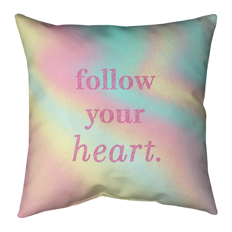Coussin de sol, 36 po x 36 po, Turquoise clair / rose clair / jaune clair