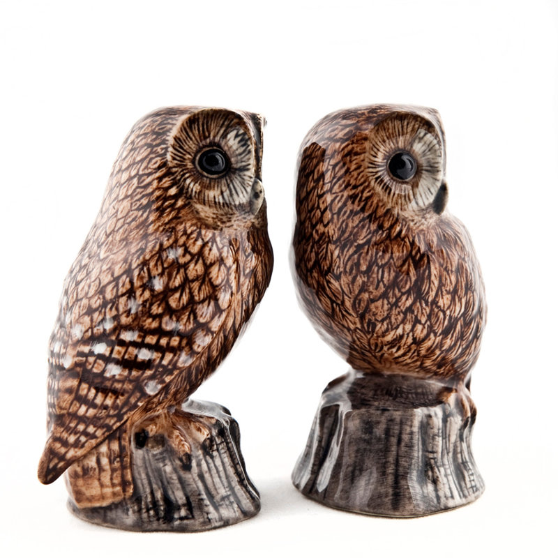 Quail Ceramics Tawny Owl Salt & Pepper Set - Thumbnail 4