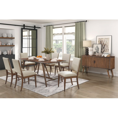 Ensemble de salle à manger moderne 5 pièces et 4 chaises d'appoint rembourrées