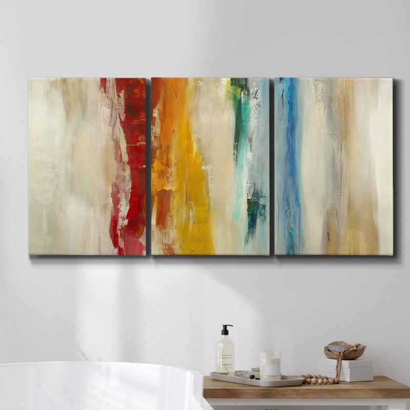 Vigil - Toile encadrée multi-pièces, H 36 po x l 72 po x P 2 po