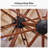 13 FT Round Wood Pattern Cantilever Umbrella,Beige-91018040
