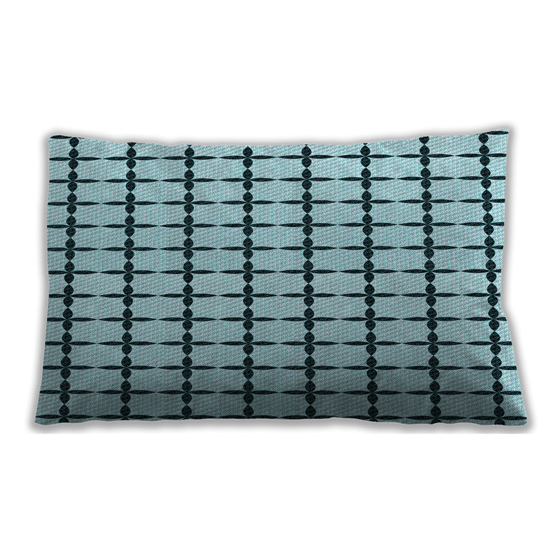 Patterned 947 Throw Pillow, Synthetic, Brown