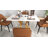 Haman Rectangular Metal Base Dining Table-111379051