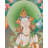 Superfine White Tara (Brocadeless Thangka)