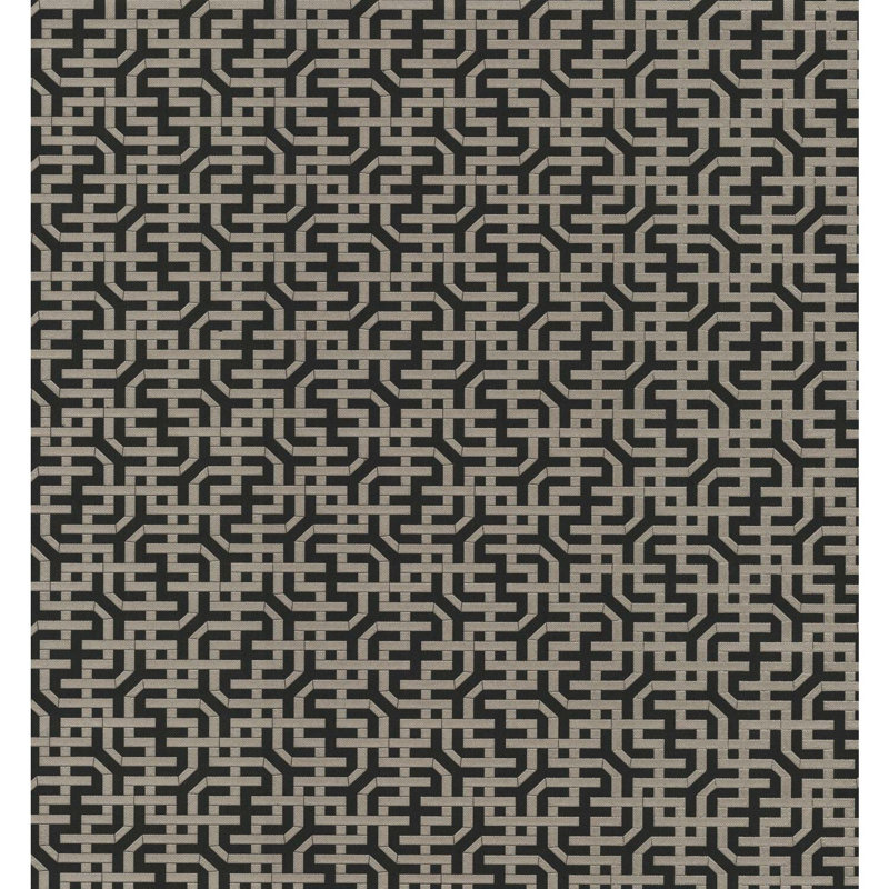 Rouleau de papier peint lisse L 33 pi x l 27,5 po, Noir