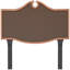 Colonial 1-Line Wall Address Plaque-2099916167