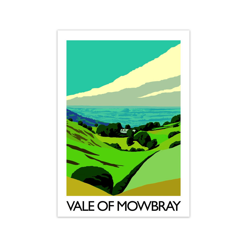 Vale Of Mowbray by Richard O'Neill - Print, Unframed, 29.7cm H x 21cm W x 3cm D
