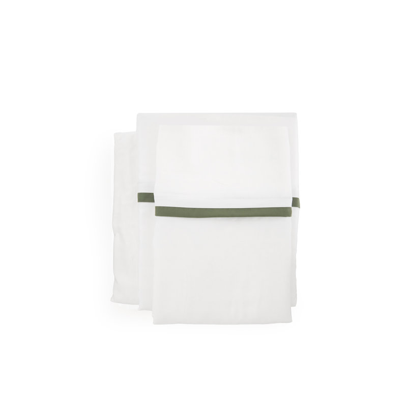 LANGSTON - RAYON FROM BAMBOO SATEEN SHEET SET - MOSS - CAL KING (FITTED, FLAT, PAIR OF K PC)