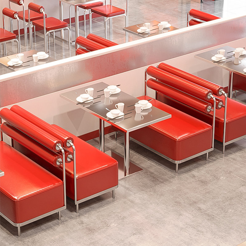 Banc de bar en similicuir restaurant Cafe Hot Pot