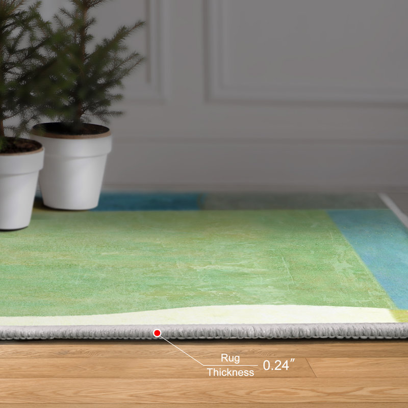 Tapis rectangulaire Dree avec envers antidérapant