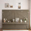 Lit escamotable avec bureau de coiffeuse, miroir central et 2 tiroirs latéraux-169080423