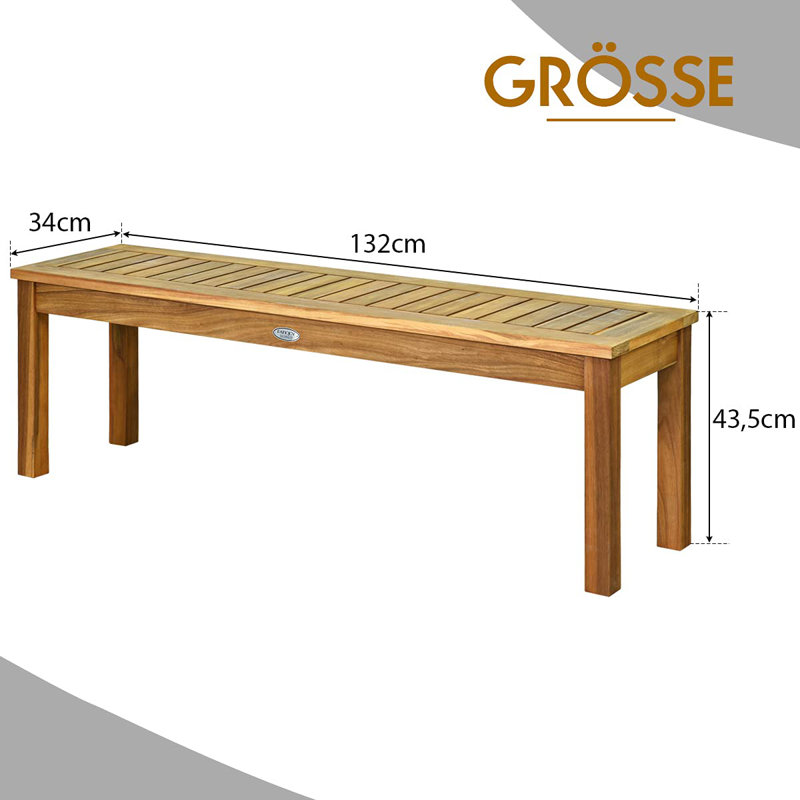 Rodrigues Solid Wood Picnic Table