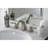 Kingston Brass Victorian Two-Handle 3-Hole Deck Mount Widespread Bathroom Faucet with Brass Pop-Up Drain